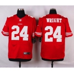 Men's San Francisco 49ers #24 Shareece Wright Scarlet Red Team Color NFL Nike Elite Jersey