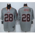 Men's San Francisco 49ers #28 Carlos Hyde Lights Out Gray NFL Nike Elite Jersey