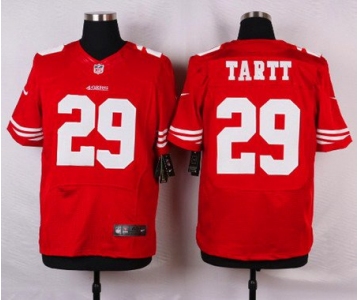 Men's San Francisco 49ers #29 Jaquiski Tartt Scarlet Red Team Color NFL Nike Elite Jersey