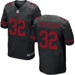 Men's San Francisco 49ers #32 Ricky Watters Black Retired Player 2015 NFL Nike Elite Jersey