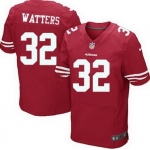 Men's San Francisco 49ers #32 Ricky Watters Scarlet Red Retired Player NFL Nike Elite Jersey