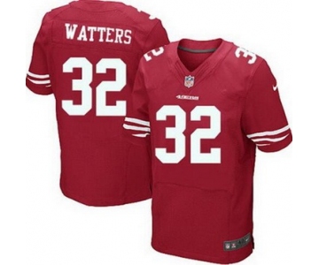 Men's San Francisco 49ers #32 Ricky Watters Scarlet Red Retired Player NFL Nike Elite Jersey