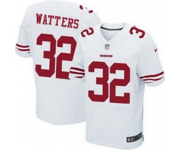 Men's San Francisco 49ers #32 Ricky Watters White Retired Player NFL Nike Elite Jersey
