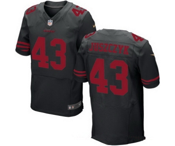 Men's San Francisco 49ers #43 Kyle Juszczyk Black Alternate Stitched NFL Nike Elite Jersey