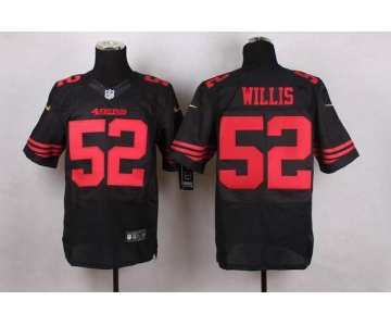 Men's San Francisco 49ers #52 Patrick Willis 2015 Nike Black Elite Jersey