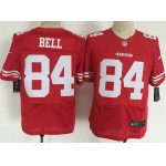 Men's San Francisco 49ers #84 Blake Bell Nike Red Elite Jersey