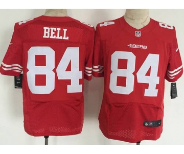 Men's San Francisco 49ers #84 Blake Bell Nike Red Elite Jersey