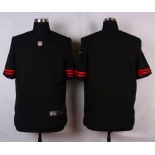 Men's San Francisco 49ers Blank Black Alternate NFL Nike Elite Jersey