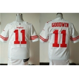 Nike San Francisco 49ers #11 Marquise Goodwin White Men's Stitched NFL Elite Jersey