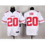 Nike San Francisco 49ers #20 Perrish Cox White Elite Jersey