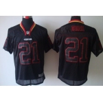 Nike San Francisco 49ers #21 Frank Gore Lights Out Black Elite Jersey