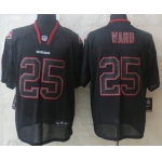 Nike San Francisco 49ers #25 Jimmie Ward Lights Out Black Elite Jersey