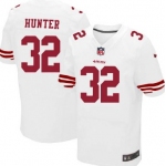 Nike San Francisco 49ers #32 Kendall Hunter White Elite Jersey