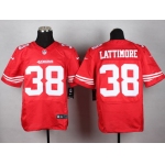 Nike San Francisco 49ers #38 Marcus Lattimore Red Elite Jersey