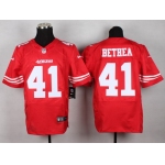 Nike San Francisco 49ers #41 Antoine Bethea Red Elite Jersey