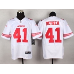 Nike San Francisco 49ers #41 Antoine Bethea White Elite Jersey