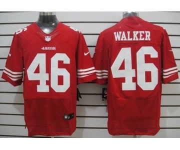 Nike San Francisco 49ers #46 Delanie Walker Red Elite Jersey