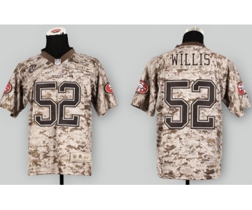 Nike San Francisco 49ers #52 Patrick Willis 2013 USMC Camo Elite Jersey