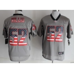 Nike San Francisco 49ers #52 Patrick Willis 2014 USA Flag Fashion Gray Elite Jersey