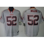 Nike San Francisco 49ers #52 Patrick Willis Lights Out Gray Elite Jersey