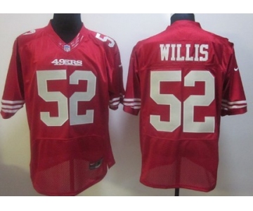 Nike San Francisco 49ers #52 Patrick Willis Red Elite Jersey