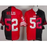 Nike San Francisco 49ers #52 Patrick Willis Red/Black Two Tone Elite Jersey