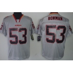 Nike San Francisco 49ers #53 Navorro Bowman Lights Out Gray Elite Jersey