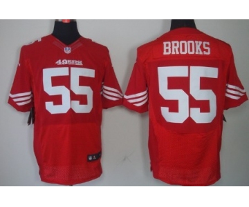 Nike San Francisco 49ers #55 Ahmad Brooks Red Elite Jersey