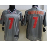 Nike San Francisco 49ers #7 Colin Kaepernick 2013 Gray Vapor Elite Jersey