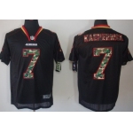 Nike San Francisco 49ers #7 Colin Kaepernick Black With Camo Elite Jersey