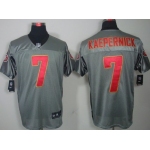 Nike San Francisco 49ers #7 Colin Kaepernick Gray Shadow Elite Jersey