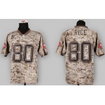 Nike San Francisco 49ers #80 Jerry Rice 2013 USMC Camo Elite Jersey