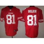 Nike San Francisco 49ers #81 Anquan Boldin Red Elite Jersey