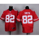 Nike San Francisco 49ers #82 Torrey Smith Red Elite Jersey