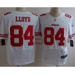 Nike San Francisco 49ers #84 Brandon Lloyd White Elite Jersey