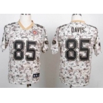 Nike San Francisco 49ers #85 Vernon Davis 2013 USMC Camo Elite Jersey