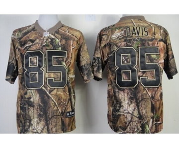 Nike San Francisco 49ers #85 Vernon Davis Realtree Camo Elite Jersey