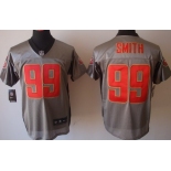 Nike San Francisco 49ers #99 Aldon Smith Gray Shadow Elite Jersey