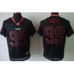 Nike San Francisco 49ers #99 Aldon Smith Lights Out Black Elite Jersey