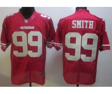 Nike San Francisco 49ers #99 Aldon Smith Red Elite Jersey