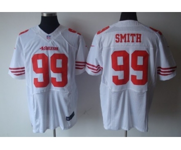 Nike San Francisco 49ers #99 Aldon Smith White Elite Jersey