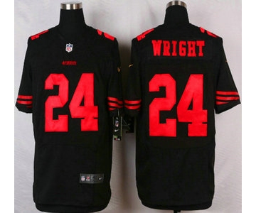 San Francisco 49ers #24 Shareece Wright 2015 Nike Black Elite Jersey