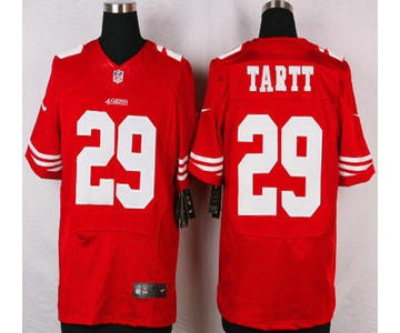 San Francisco 49ers #29 Jaquiski Tartt Nike Red Elite Jersey