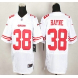 San Francisco 49ers #38 Jarryd Hayne Nike White Elite Jersey