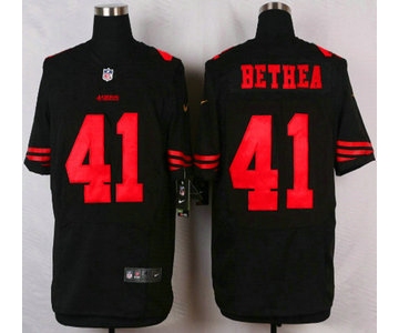 San Francisco 49ers #41 Antoine Bethea 2015 Nike Black Elite Jersey