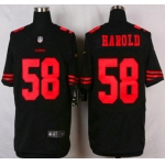 San Francisco 49ers #58 Eli Harold 2015 Nike Black Elite Jersey