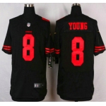 San Francisco 49ers #8 Steve Young 2015 Nike Black Elite Jersey