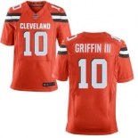 Men's Cleveland Browns #10 Robert Griffin III Orange Alternate 2015 NFL Nike Elite Jersey