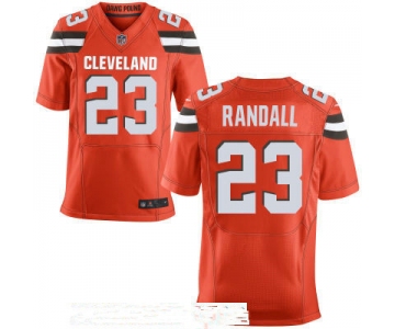 Men's Cleveland Browns #23 Damarious Randall Orange Alternate Stitched NFL Nike Elite Jersey