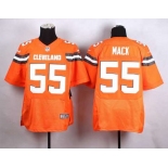 Men's Cleveland Browns #55 Alex Mack 2015 Nike Orange Elite Jersey